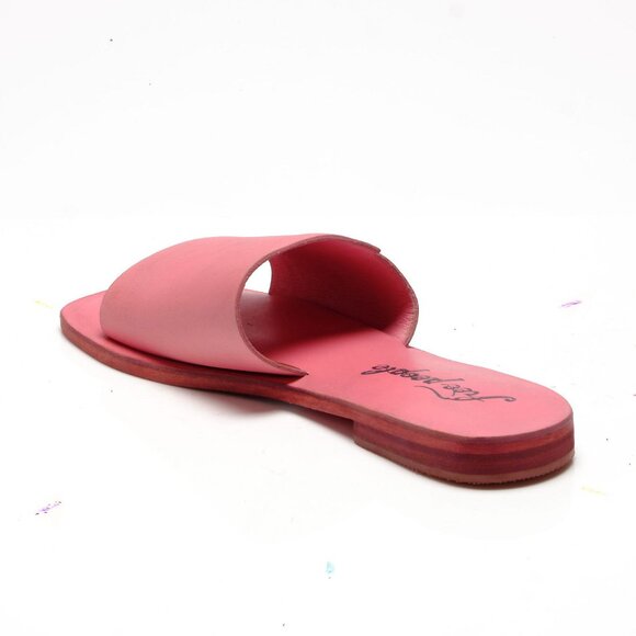 FREE PEOPLE Verona Slide Sandals / Watermelon - Picture 5 of 11